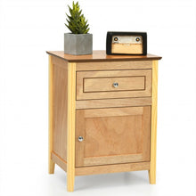 Load image into Gallery viewer, 2-Tier Accent Table with Spacious Tabletop-Natural
