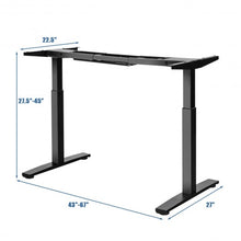 Load image into Gallery viewer, Adjustable Electric Stand with Controller-Black