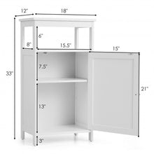 Load image into Gallery viewer, Floor Cabinet Multifunction Storage Rack Organizer Stand