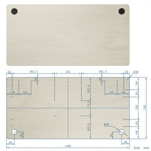 Load image into Gallery viewer, 58" x 28" Universal Tabletop for Standard and Standing Desk Frame-Natural