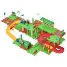 Load image into Gallery viewer, 71 pcs Railway Train Building Blocks Brick Toy