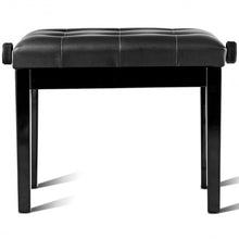 Load image into Gallery viewer, Height Adjustable PU Leather Piano Bench with Storage