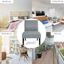 Load image into Gallery viewer, Modern Upholstered Armless Cozy Fabric Chair