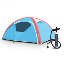 Load image into Gallery viewer, 3 Persons Inflatable Camping Waterproof Tent with Bag And Pump