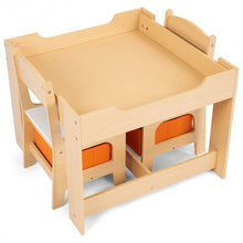 Load image into Gallery viewer, Kids Table and Chair Set with Storage Boxes
