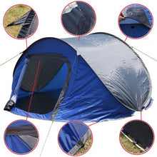Load image into Gallery viewer, Waterproof 3-4 Person Camping Tent Automatic Pop Up Quick Shelter Outdoor Hiking