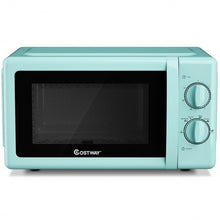 Load image into Gallery viewer, 0.7 Cu. ft Retro Countertop Compact Microwave Oven-Green