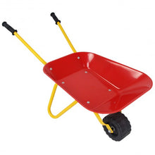 Load image into Gallery viewer, Outdoor Garden Backyard Play Toy Kids Metal Wheelbarrow-Red