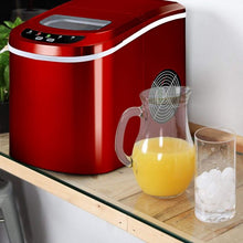 Load image into Gallery viewer, Mini Portable Compact Electric Ice Maker Machine-Red