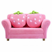 Load image into Gallery viewer, BL/PI Kids Strawberry Armrest Chair Sofa-Pink