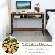 Load image into Gallery viewer, 2 Drawers Vintage Computer Desk for Home and Office