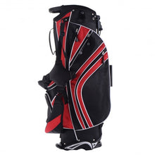 Load image into Gallery viewer, Golf Stand Cart Bag with 6-Way Divider Carry Pockets-Red