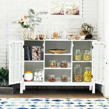 Load image into Gallery viewer, Wood TV Stand Console Cabinet for 45" TV