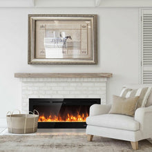 Load image into Gallery viewer, 50 " Electric Fireplace Recessed Wall Mounted with Multicolor Flame