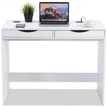 Load image into Gallery viewer, Modern Writing Bluetooth Speakers Drawer USB Computer Desk