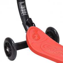 Load image into Gallery viewer, Folding Kids C Shape Anti-Collision Adjustable Kick Scooter -Red