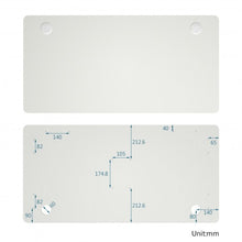 Load image into Gallery viewer, 47'' Universal One-Piece Office Tabletop for Standard and Sit to Stand Desk Frame-47 inch