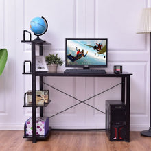Load image into Gallery viewer, 4-Tier Wood Computer Desk Laptop Writing Table