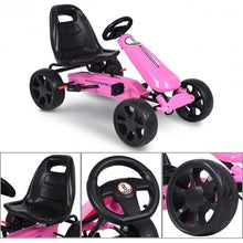 Load image into Gallery viewer, Outdoor Kids 4 Wheel Pedal Powered Riding Kart Car-Pink