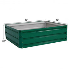 Load image into Gallery viewer, 39.5" x 31.5" Patio Raised Garden Bed for Vegetable Flower Planting