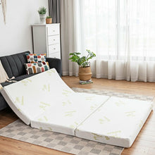 Load image into Gallery viewer, 4� Folding Foam Mattress Tri-fold Sofa Bed Mat-Full Size