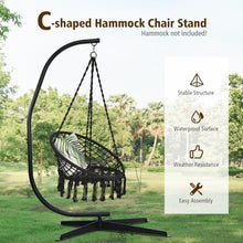 Load image into Gallery viewer, Solid Steel C Hammock Frame Stand