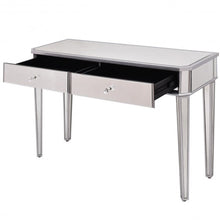 Load image into Gallery viewer, Mirrored Makeup Table Desk Vanity for Women with Drawers
