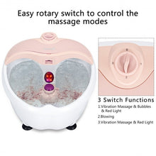 Load image into Gallery viewer, Spa Bubble Vibration Bath Foot Massager