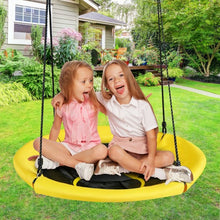 Load image into Gallery viewer, 40 inch Nest Tree Outdoor Round Swing-Yellow