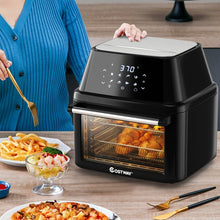Load image into Gallery viewer, 19 QT Multi-functional Air Fryer Oven 1800W Dehydrator Rotisserie-Black