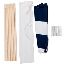 Load image into Gallery viewer, 5' White & Blue Portable Indian Children Sleeping Dome Play Tent