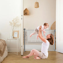 Load image into Gallery viewer, Retractable Baby Pets Safety Mesh Gate for Indoor and Outdoor-Gray