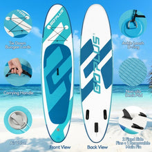 Load image into Gallery viewer, Inflatable Stand Up Paddle Board 6" Thick with Backpack Leash Aluminum Paddle