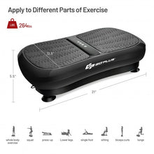 Load image into Gallery viewer, Vibration Platform Fitness Machine with Remote Control and Bluetooth Loop-Black