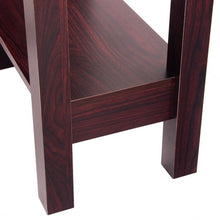 Load image into Gallery viewer, Wooden Study Computer Corner Desk with Drawer-Coffee