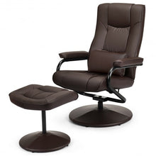 Load image into Gallery viewer, Recliner Chair Swivel Armchair Lounge-Brown