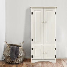 Load image into Gallery viewer, Accent Storage Cabinet Adjustable Shelves-White