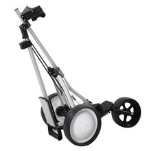Load image into Gallery viewer, Foldable 3 Wheel Push Pull Golf Cart Trolley