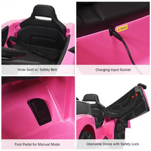 Load image into Gallery viewer, 12V 2.4G RC Electric Vehicle with Lights-Pink