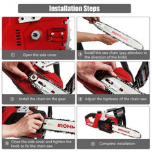 Load image into Gallery viewer, 12-Inch 40V Cordless Chainsaw with Lithium-Ion Battery