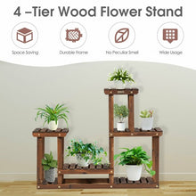 Load image into Gallery viewer, Solid Wood Plant Stand Multi Layer Plant Pot Holder