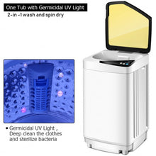 Load image into Gallery viewer, Full-automatic Washing Machine 10 lbs Washer / Spinner Germicidal-Yellow