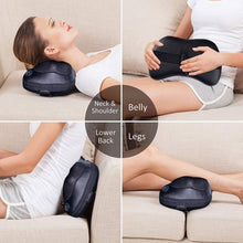 Load image into Gallery viewer, Shiatsu Shoulder Neck Back Massage Pillow