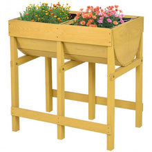 Load image into Gallery viewer, Raised Wooden Planter Vegetable Flower Bed with Liner