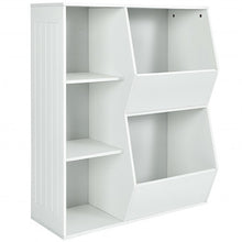 Load image into Gallery viewer, Kids Toy Storage Cabinet Shelf Organizer -White