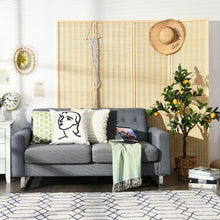 Load image into Gallery viewer, 6 ft 4 Panel Portable Folding Room Divider Screen-Natural