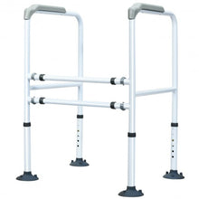Load image into Gallery viewer, Stand Alone Toilet Safety Rail with Adjustable Handrail Frame