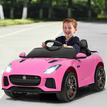 Load image into Gallery viewer, 12V Jaguar F-Type SVR Licensed Kids Ride On Car-Pink