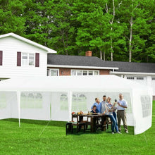 Load image into Gallery viewer, 10' x 30' Outdoor Party Wedding 5 Sidewall Tent Canopy Gazebo