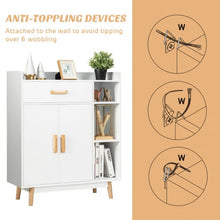 Load image into Gallery viewer, Floor Storage Cabinet Free Standing Cupboard Chest